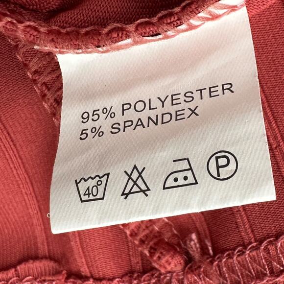 For G and PL Coral Long Sleeve Ribbed Button Placket Collared Polo Shirt Small - Picture 5 of 7